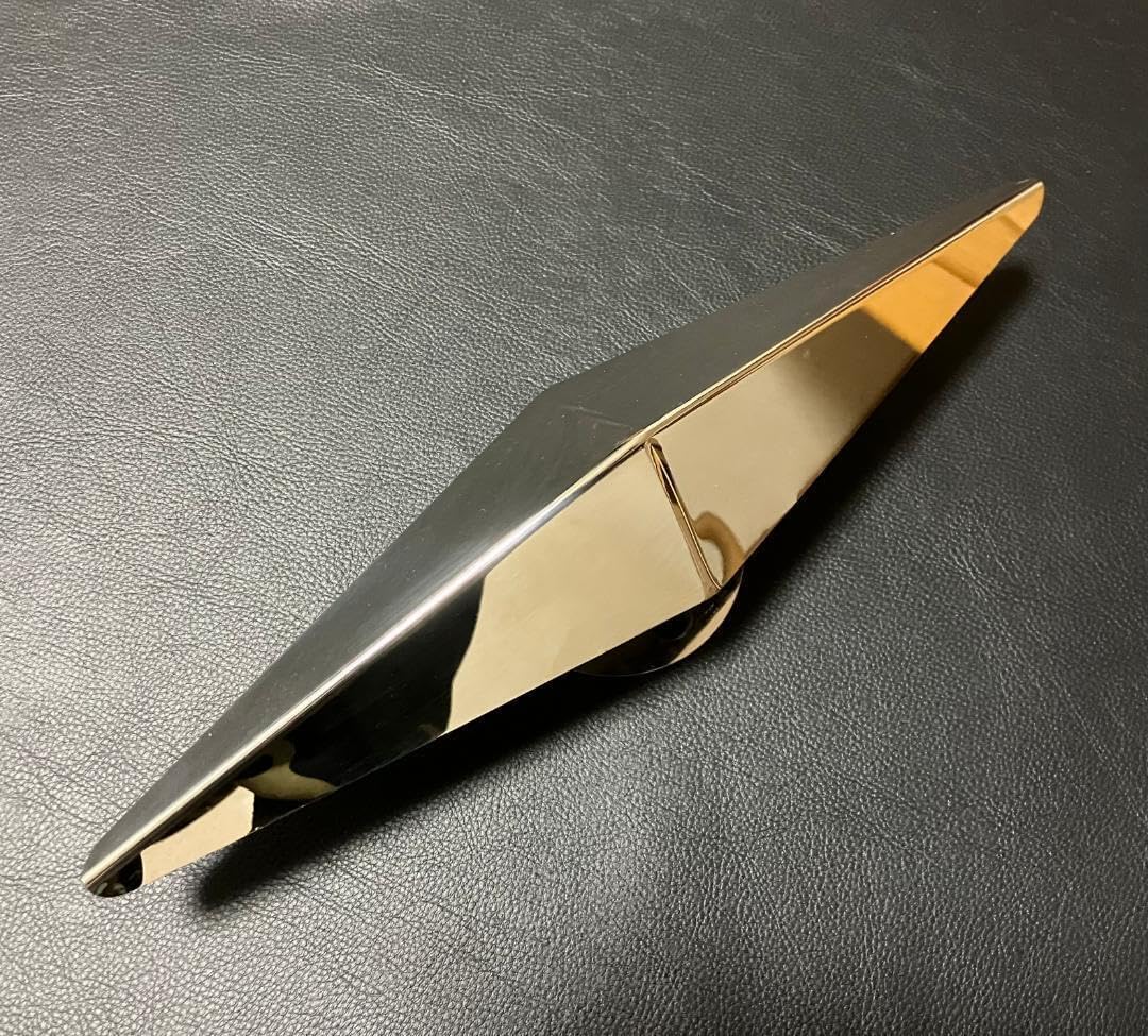 鏡面ステンレス製 中型車用 17.5インチ ホイール 一文字 スピンナー 2